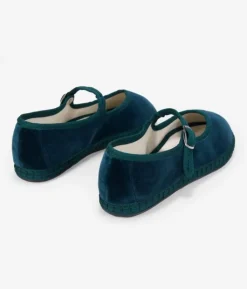 Best Bosanova Bailarinas verdes de terciopelo