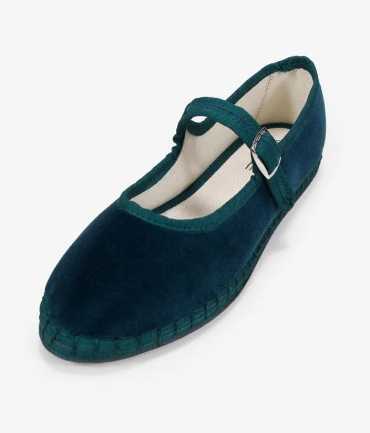 Best Bosanova Bailarinas verdes de terciopelo