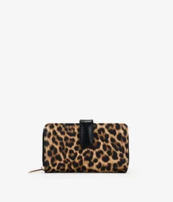 Best Bosanova Billetero mediano animal print leopardo