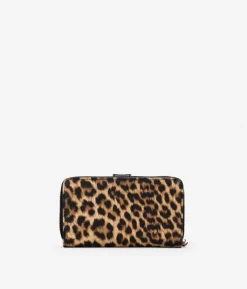 Best Bosanova Billetero mediano animal print leopardo