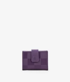 Outlet Bosanova Billetero pequeño violeta con solapa