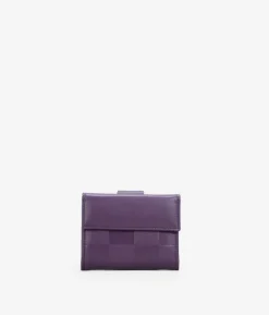 Outlet Bosanova Billetero pequeño violeta con solapa