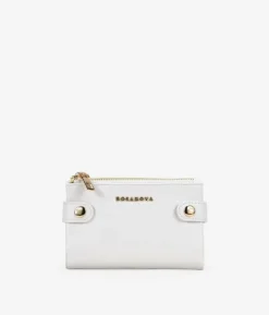 Outlet Bosanova Billetero piel vegana en color blanco