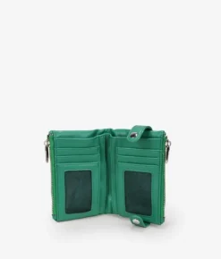 Sale Bosanova Billetero verde pequeño en nylon