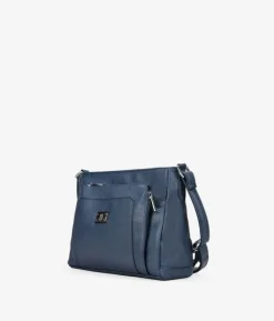 Sale Bosanova Bolso bandolera azul con bolsillo
