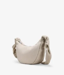 Best Bosanova Bolso bandolera beige redondeado con cremallera