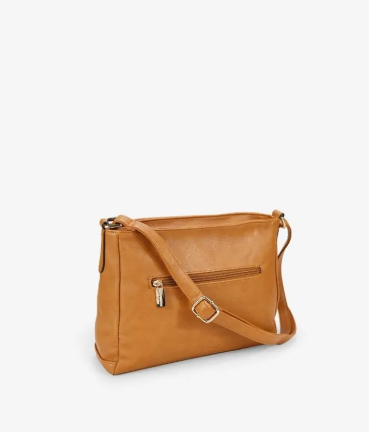 Best Bosanova Bolso bandolera cuero con bolsillo