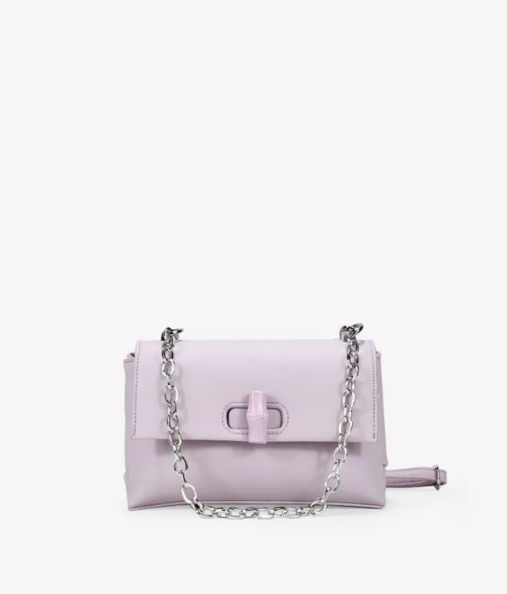 Best Bosanova Bolso bandolera lila con solapa