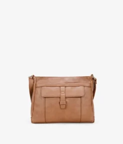 Sale Bosanova Bolso bandolera marrón con bolsillos