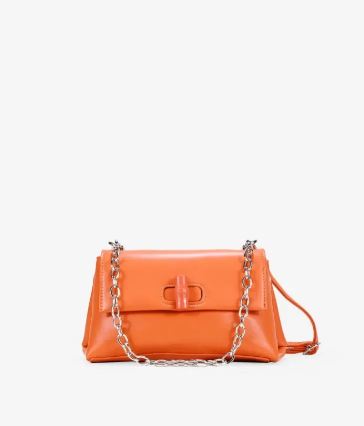 Best Bosanova Bolso bandolera naranja con solapa