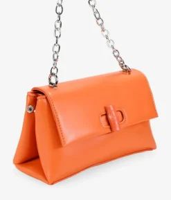 Best Bosanova Bolso bandolera naranja con solapa