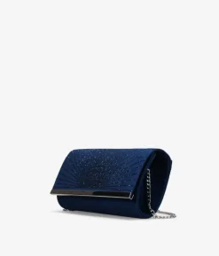 Discount Bosanova Bolso de fiesta azul con brillantes