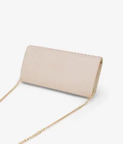 Best Bosanova Bolso de fiesta beige con brillantes