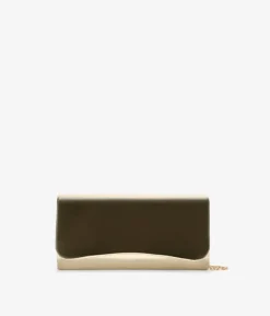 Discount Bosanova Bolso de fiesta dorado con solapa