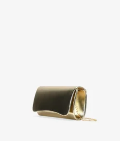 Discount Bosanova Bolso de fiesta dorado con solapa