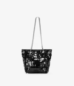 Discount Bosanova Bolso de fiesta negro con lentejuelas