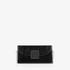 Best Bosanova Bolso de fiesta negro con solapa y metal