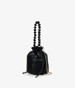 Sale Bosanova Bolso de fiesta negro con asa de piedras