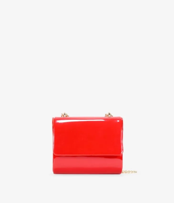 Best Bosanova Bolso de fiesta rojo en charol