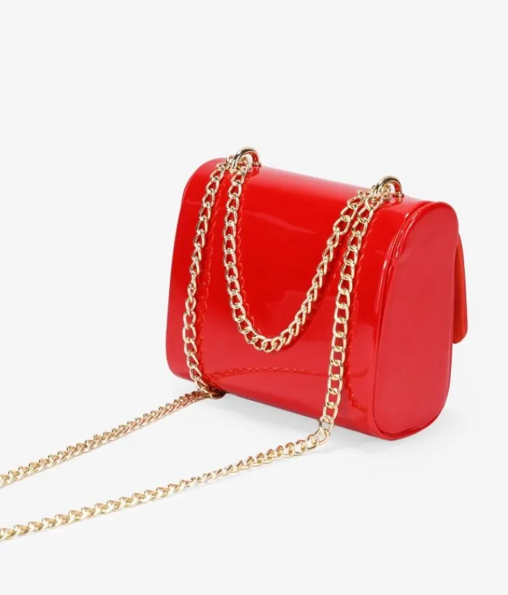 Best Bosanova Bolso de fiesta rojo en charol