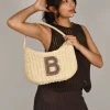 Best Bosanova Bolso de hombro beige en rafia