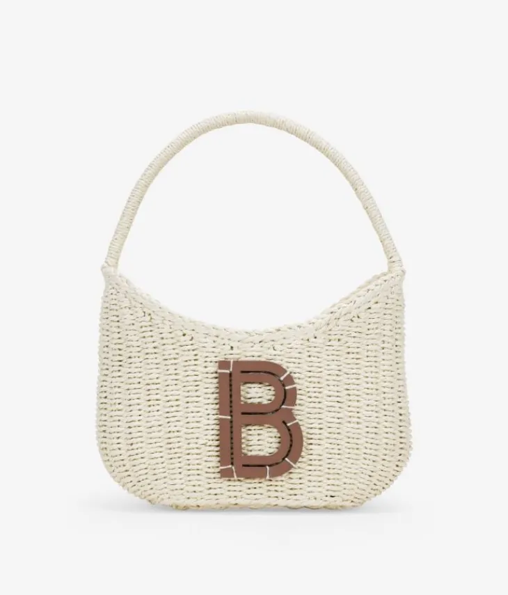 Best Bosanova Bolso de hombro beige en rafia