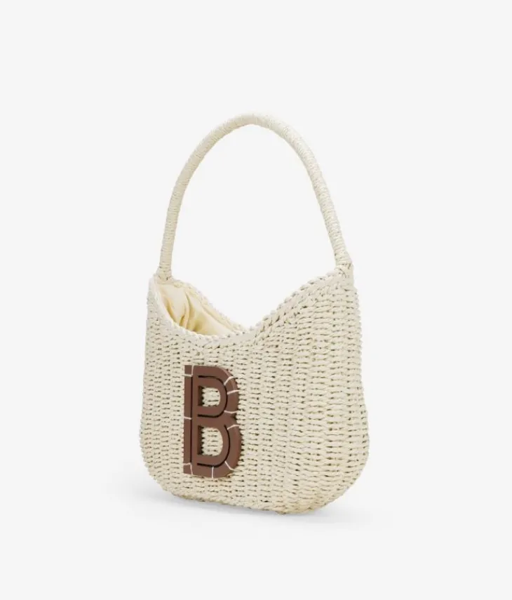 Best Bosanova Bolso de hombro beige en rafia