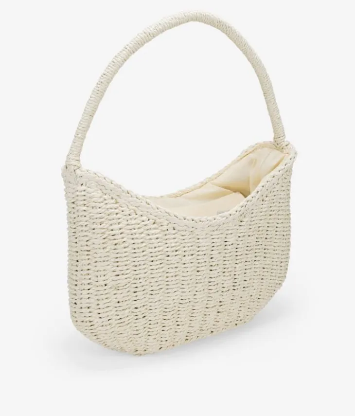 Best Bosanova Bolso de hombro beige en rafia