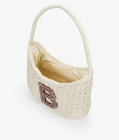 Best Bosanova Bolso de hombro beige en rafia