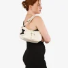 Best Bosanova Bolso de hombro blanco con solapa