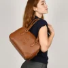 Best Bosanova Bolso de hombro cuero con asas tubulares