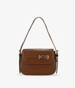 Best Bosanova Bolso de hombro cuero con solapa y cinturón