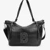 Fashion Bosanova Bolso de hombro negro con tachas