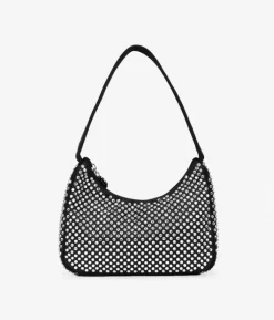 Sale Bosanova Bolso de hombro negro con brillantes