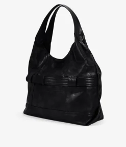 Best Bosanova Bolso de hombro negro con cremallera