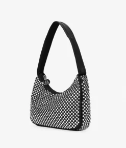 Sale Bosanova Bolso de hombro negro con brillantes