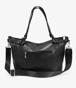 Fashion Bosanova Bolso de hombro negro con tachas
