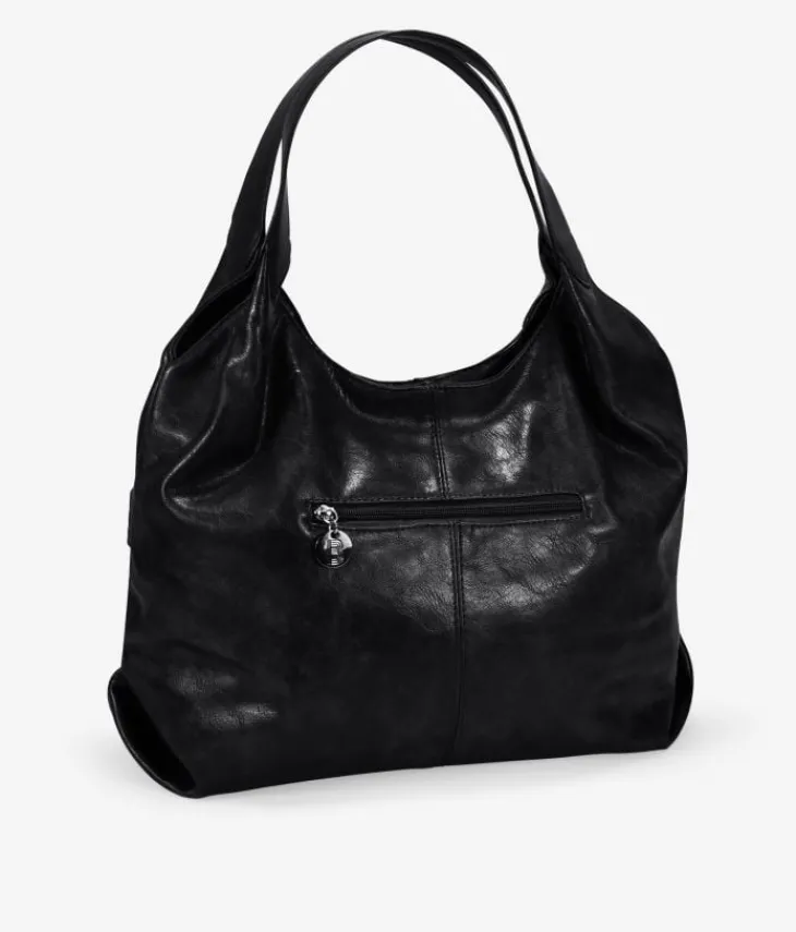 Best Bosanova Bolso de hombro negro con cremallera