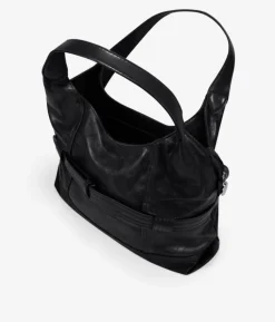 Best Bosanova Bolso de hombro negro con cremallera