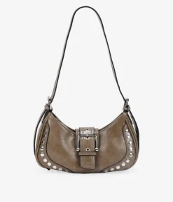Best Bosanova Bolso de hombro taupe con tachas
