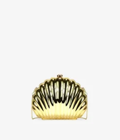 Best Bosanova Bolso de mano concha dorada de metal
