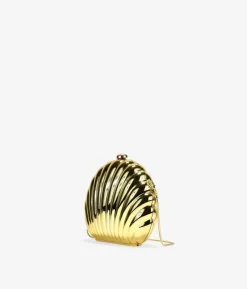 Best Bosanova Bolso de mano concha dorada de metal