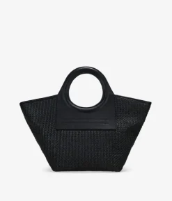 Sale Bosanova Bolso de mano negro con asas redondas