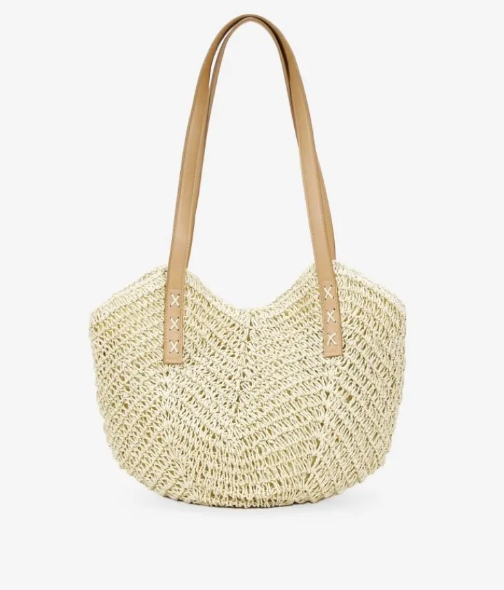Best Bosanova Bolso de playa beige en rafia