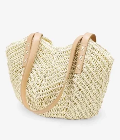 Best Bosanova Bolso de playa beige en rafia