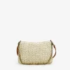 Best Bosanova Bolso de rafia beige con cadena