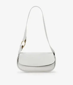 Outlet Bosanova Bolso mini blanco de hombro con solapa