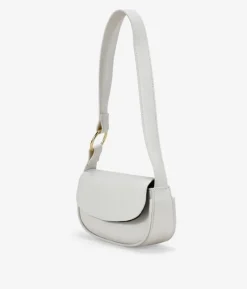 Outlet Bosanova Bolso mini blanco de hombro con solapa