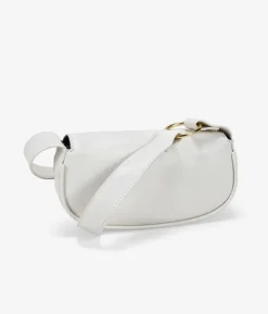 Outlet Bosanova Bolso mini blanco de hombro con solapa