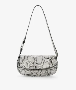 Discount Bosanova Bolso mini de hombro en serpiente con solapa